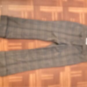 Derek Lam Gray Plaid Trousers